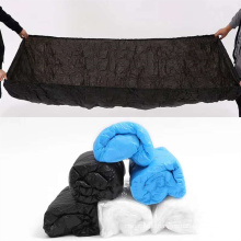 Waterproof Anti Oil Plastic Elasticated Black Massage Table Tattoo Bed Sheet Covers